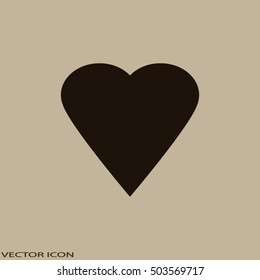 Heart love icon.