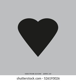 Heart love icon.