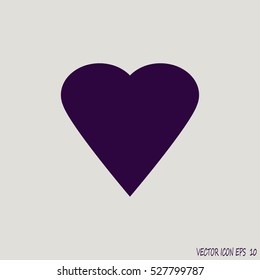 Heart love icon.