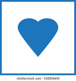 Heart love icon.