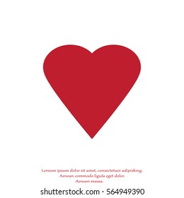 Heart love icon.