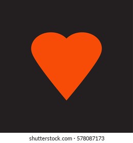 Heart love icon.