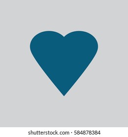 Heart love icon.