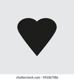 Heart love icon.