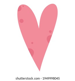 Heart love icon. Cartoon of Heart love vector icon for web design isolated on white background