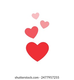 Heart Love Icon Design Template Vector Isolated