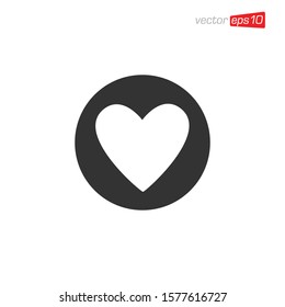 Heart Love Icon Design Vector