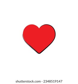 Heart Love Icon design and vector illustration.