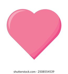 Heart Love Icon Festive Heart Shaped Symbol