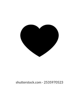 Heart, love icon in generic style. Like, romantic sign symbol