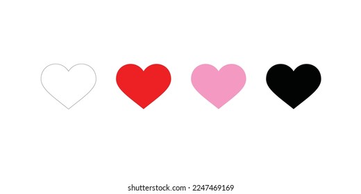 Heart Love Icon for Graphic Design Projects