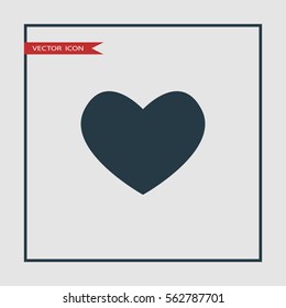 heart love icon illustration isolated vector sign symbol.