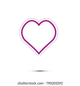 heart love icon logo symbol isolated background