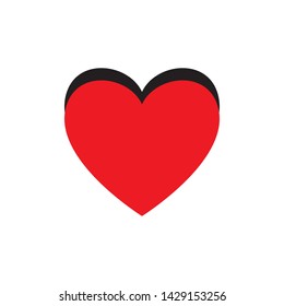 heart love icon logo vector in trendy style