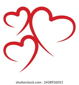 corazón - icono de amor. icono de vector de amor rojo para aplicaciones y sitios web. aislado sobre fondo blanco. Ilustración de vector