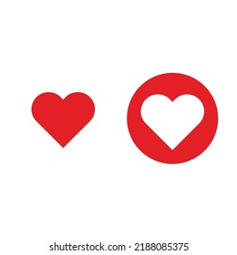 Heart Love Icon symbol illustration