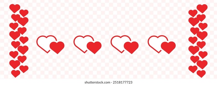 Heart, love icon symbol illustration. Valentine concept