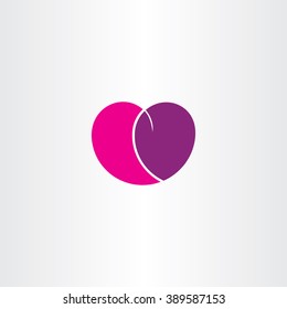 heart love icon symbol vector design element