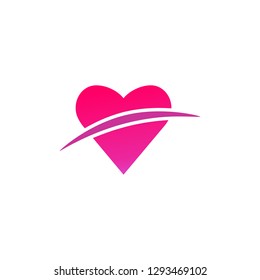  heart love  icon vector