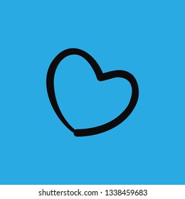heart love icon vector