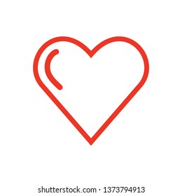 Heart Love Icon Vector