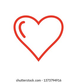 Heart Love Icon Vector