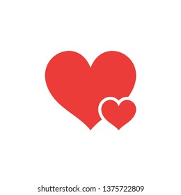 Heart love icon vector