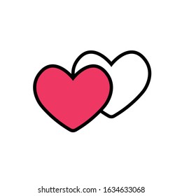 a Heart love icon vector