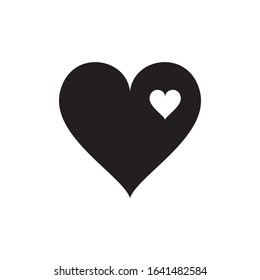 heart love icon vector design template