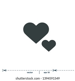 Heart Love Icon Vector Illustration