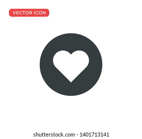 Heart Love Icon Vector Illustration