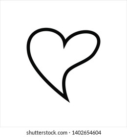 heart love icon vector illustration