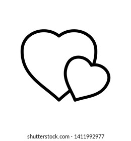 Heart Love Icon Vector Illustration