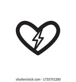 Heart Love Icon Vector Illustration
