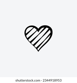 Heart love icon vector illustration