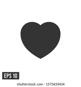 heart love icon vector logo template design element
