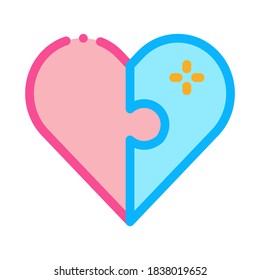 Herzlove-Vektorgrafik. Outline Heart Love Sign. Illustration des isolierten Stumpfsymboles