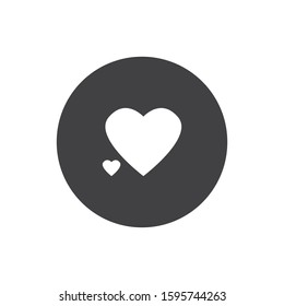 Heart Love Icon Vector Template