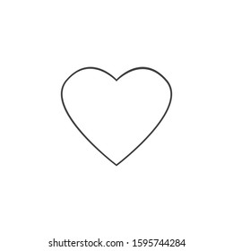 Heart Love Icon Vector Template