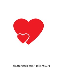 Heart Love Icon Vector Template