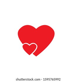 Heart Love Icon Vector Template