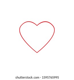 Heart Love Icon Vector Template