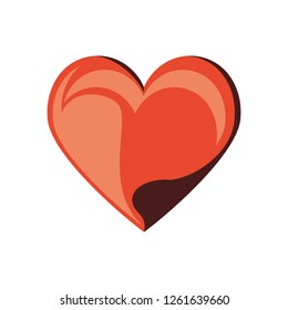 heart love isolated icon