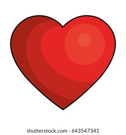 heart love isolated icon