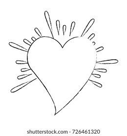 heart love isolated icon
