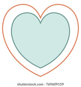 heart love isolated icon