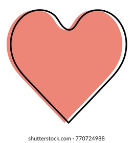 heart love isolated icon