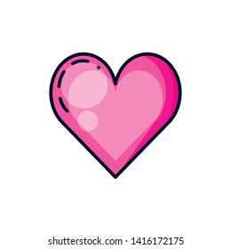 heart love isolated icon vector ilustration