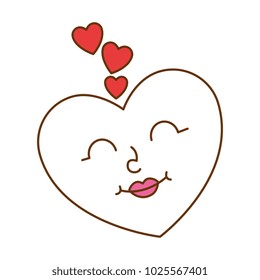 heart love kawaii character