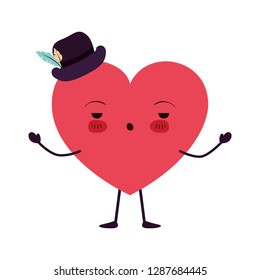 heart love kawaii character